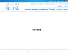 Tablet Screenshot of mthorebdental.com